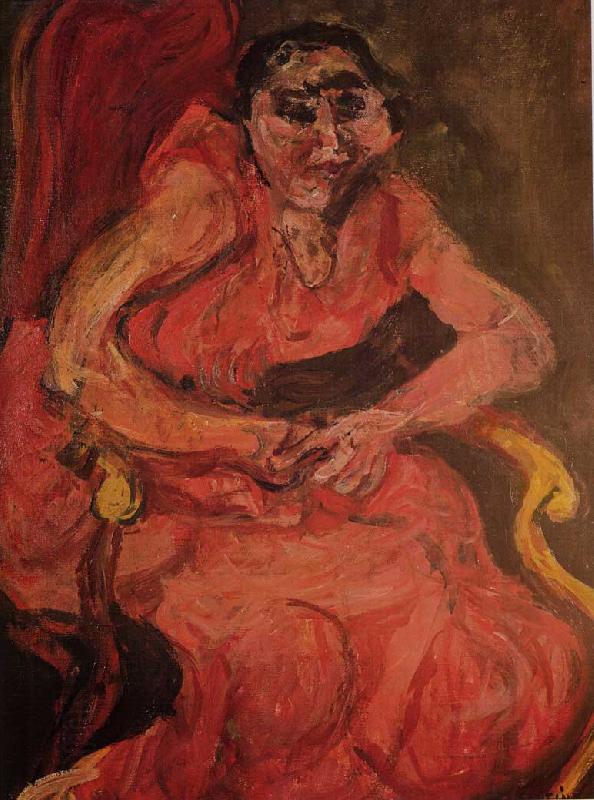 Chaim Soutine Woman in Pink